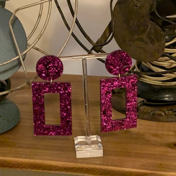 New Without Tags Fred & Ginger (Australian Designer) Sass Statement Dangles - Picture 4 of 8